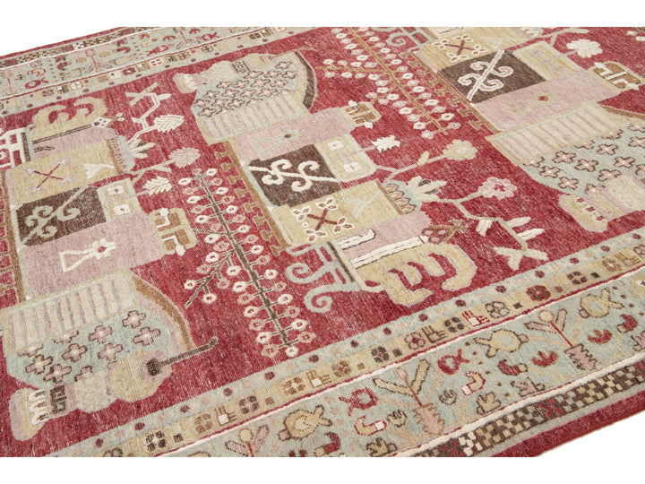 Modern Artisan Samarkand Wool Rug 7 X 10