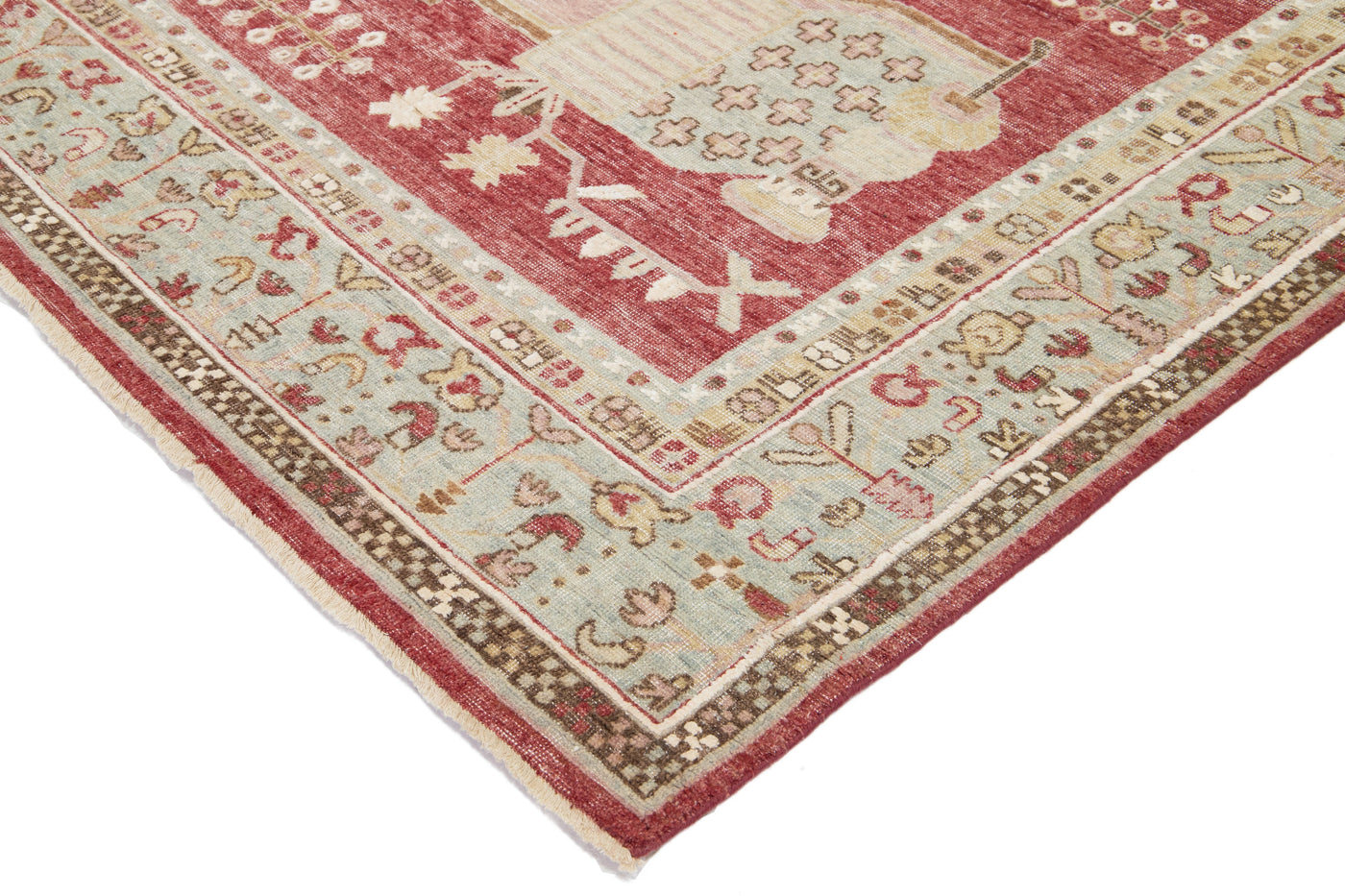 Modern Samarkand Wool Rug 8 X 10