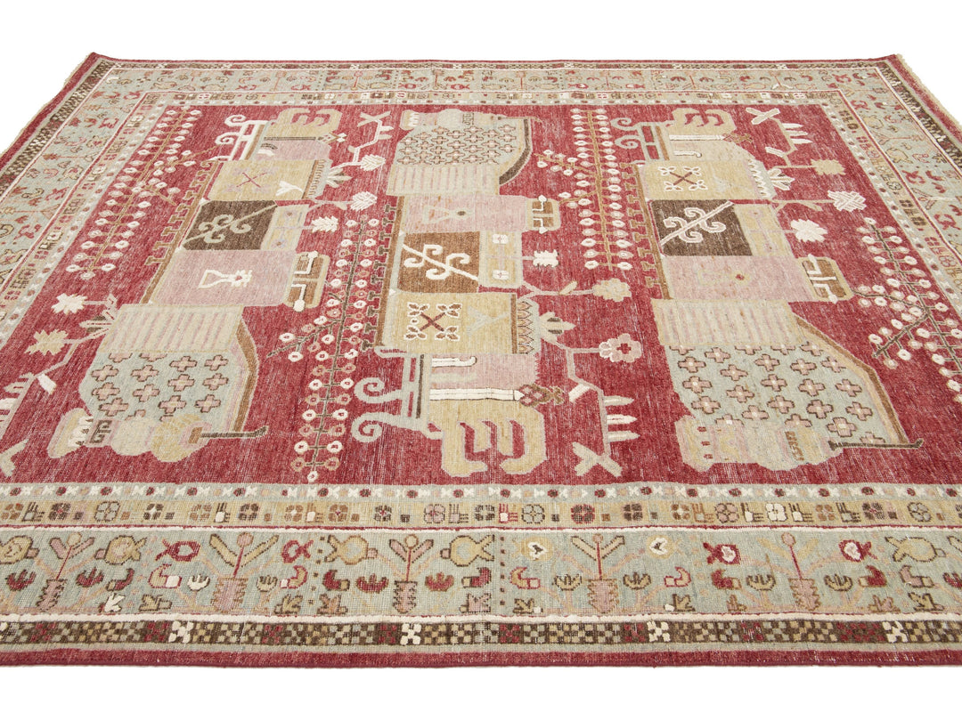 Modern Artisan Samarkand Wool Rug 8 X 10