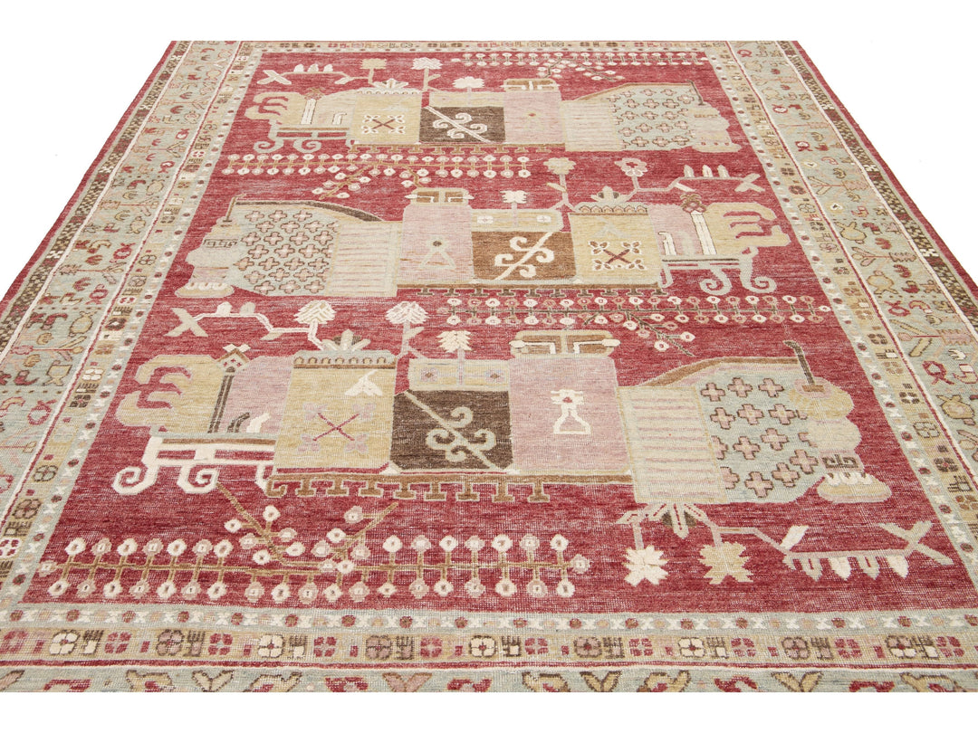 Modern Artisan Samarkand Wool Rug 8 X 10