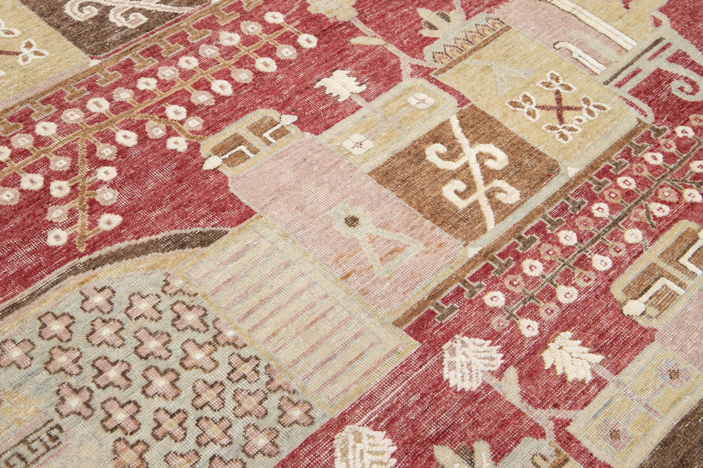 Modern Samarkand Wool Rug 8 X 10