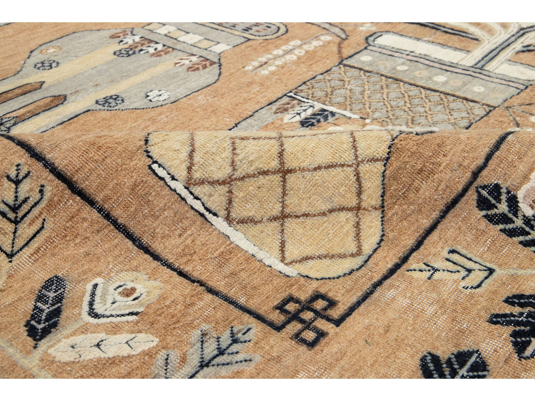 Modern Artisan Samarkand Wool Rug 7 X 10