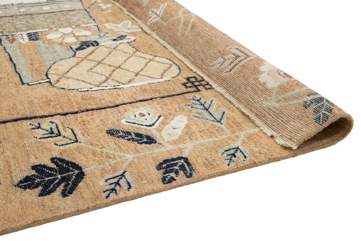 Modern Samarkand Wool Rug 7 X 10