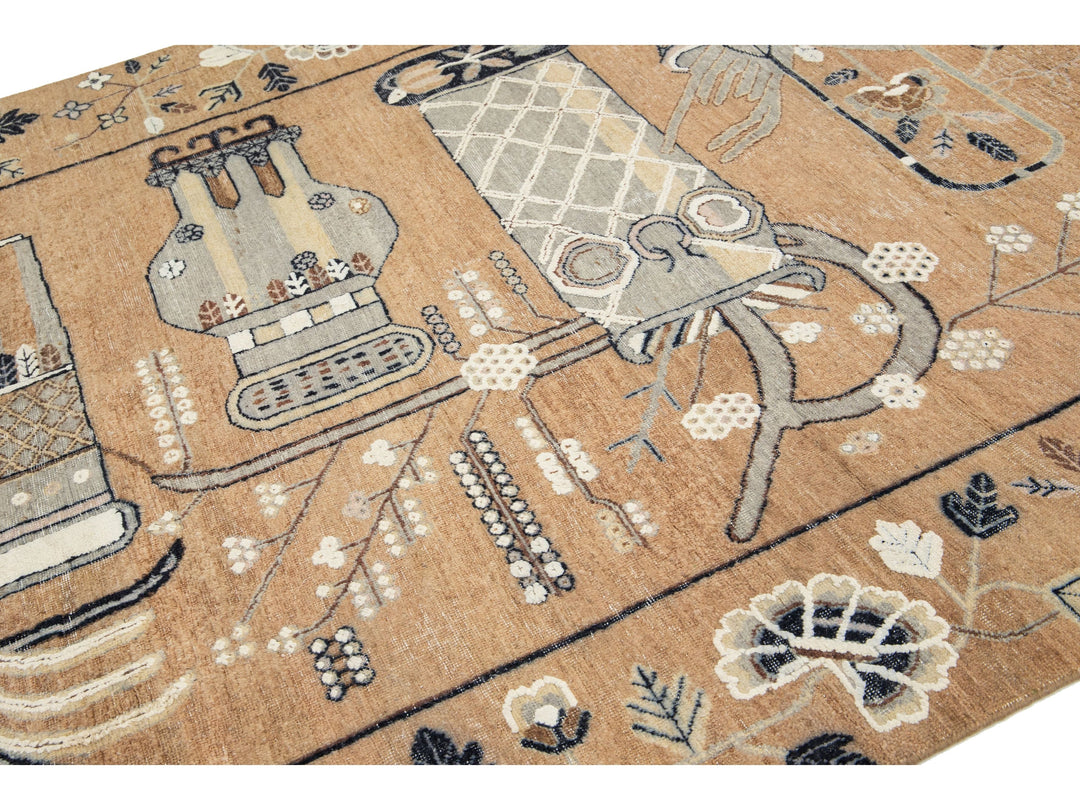 Modern Artisan Samarkand Wool Rug 7 X 10