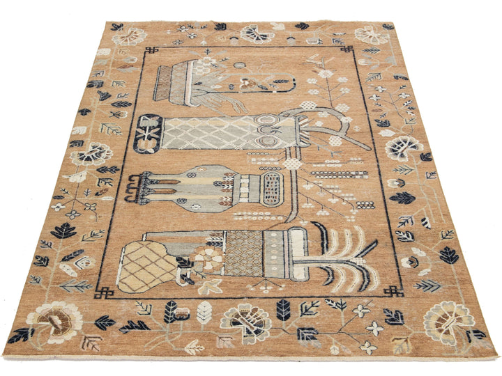Modern Artisan Samarkand Wool Rug 7 X 10