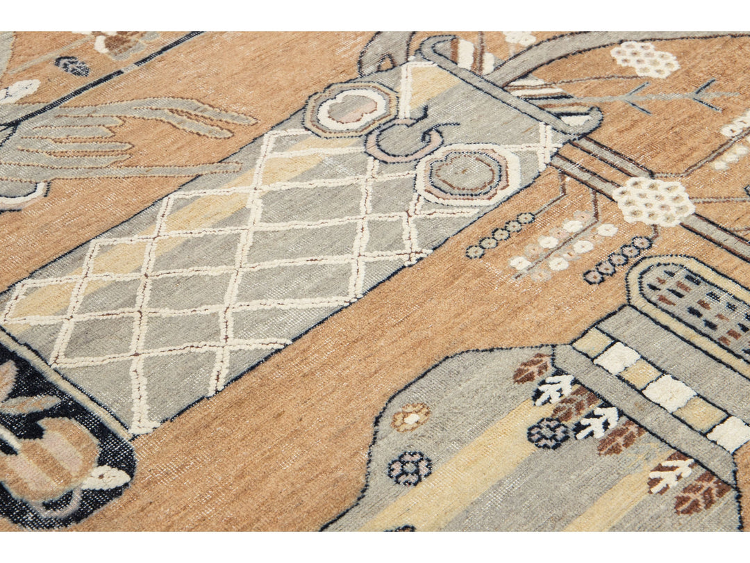 Modern Artisan Samarkand Wool Rug 7 X 10