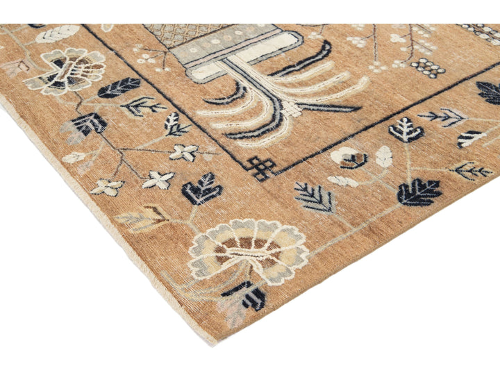 Modern Artisan Samarkand Wool Rug 7 X 10