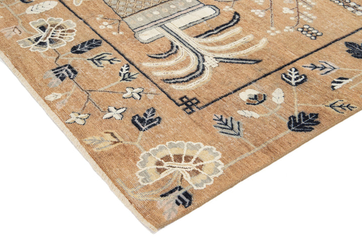 Modern Samarkand Wool Rug 7 X 10