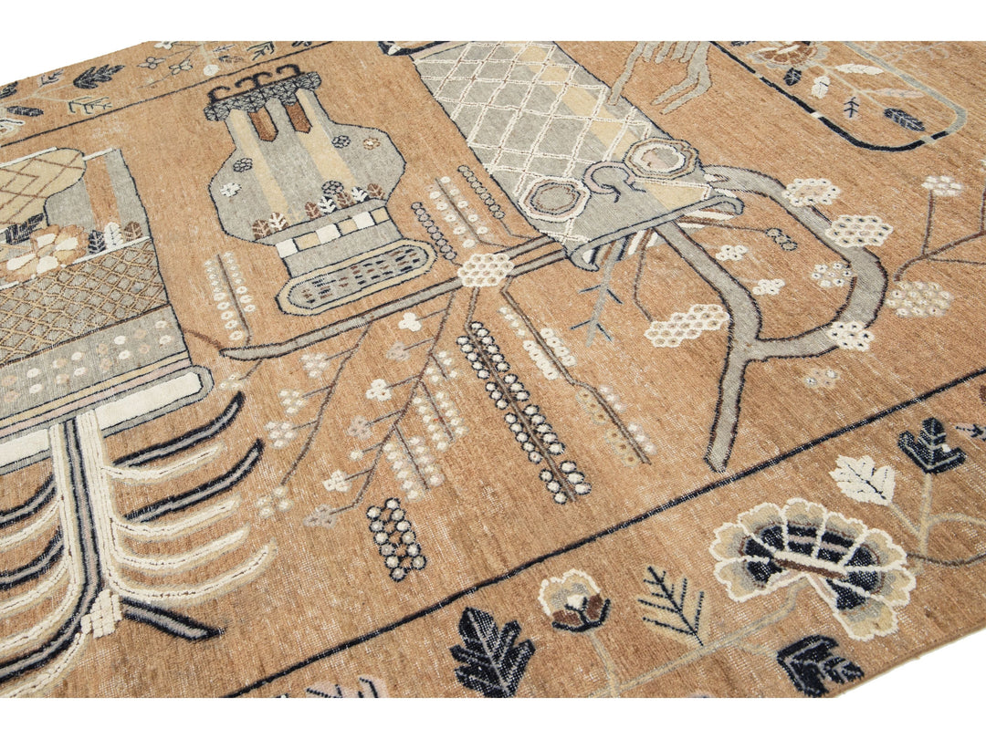 Modern Artisan Samarkand Wool Rug 8 X 10
