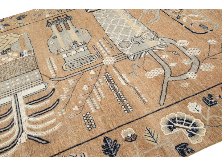 Modern Artisan Samarkand Wool Rug 8 X 10