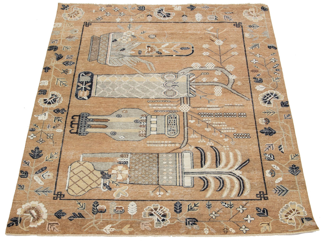 Modern Artisan Samarkand Wool Rug 8 X 10