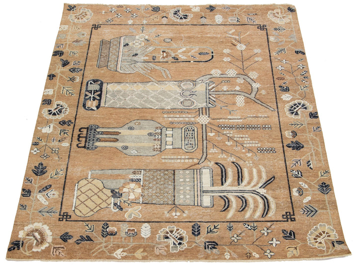 Modern Artisan Samarkand Wool Rug 8 X 10