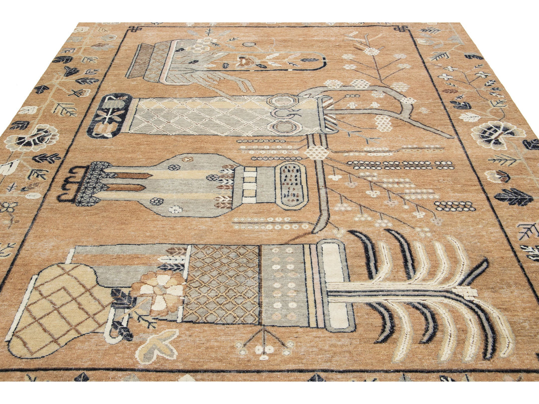 Modern Artisan Samarkand Wool Rug 8 X 10