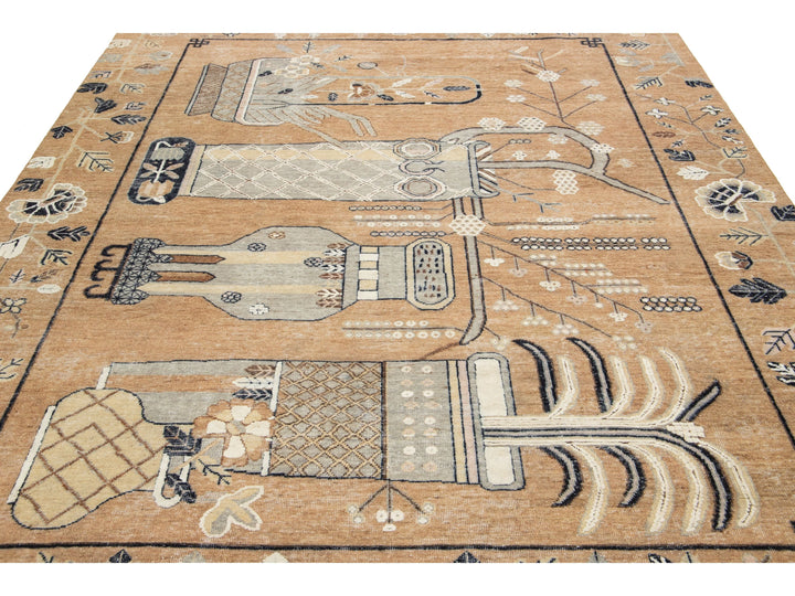 Modern Artisan Samarkand Wool Rug 8 X 10