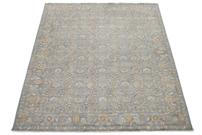 Modern Indian Wool Rug 9 X 12