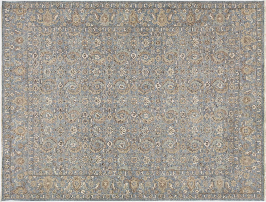 Modern Artisan Indian Wool Rug 9 X 12
