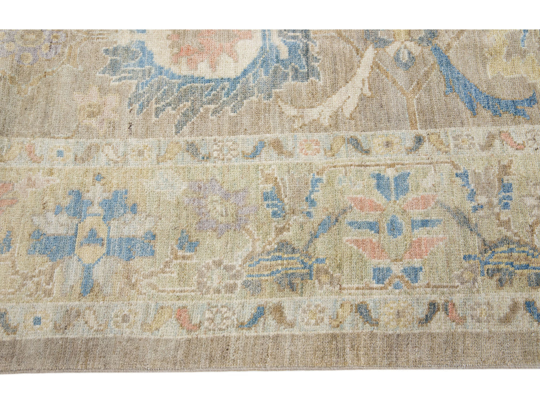 Modern Sultanabad Wool Rug 9 X 12