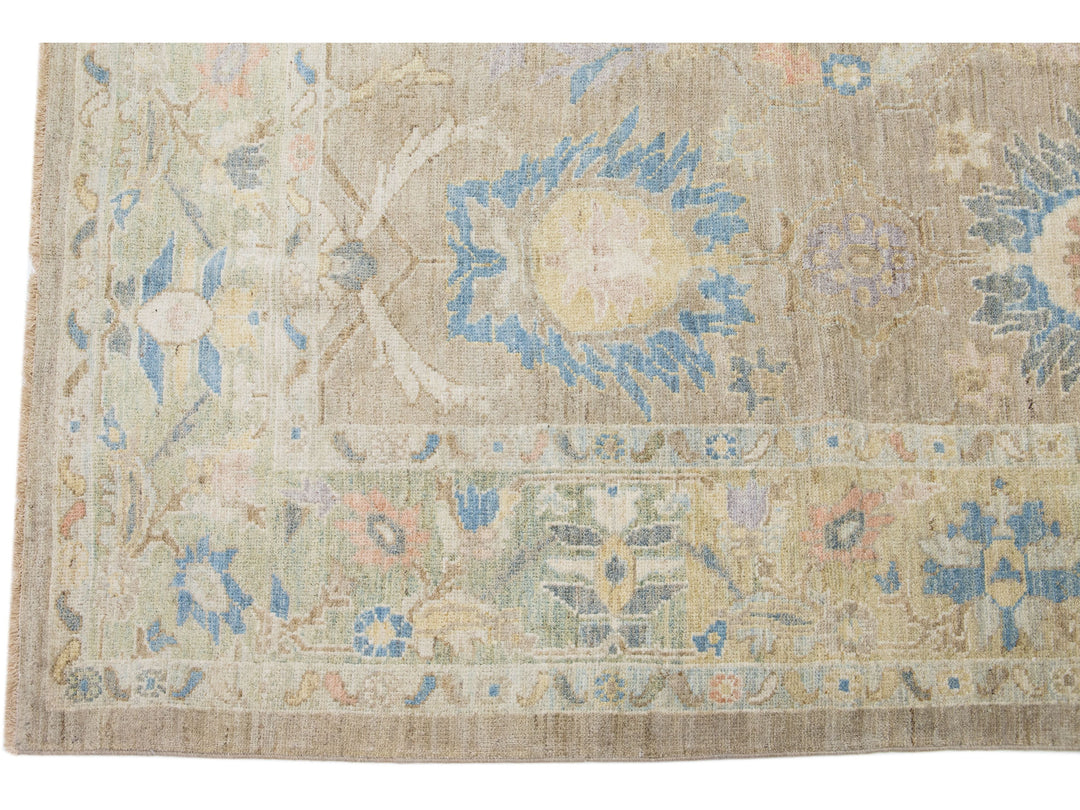 Modern Sultanabad Wool Rug 9 X 12