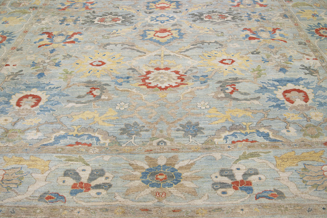 Modern Sultanabad Wool Rug 14 X 16