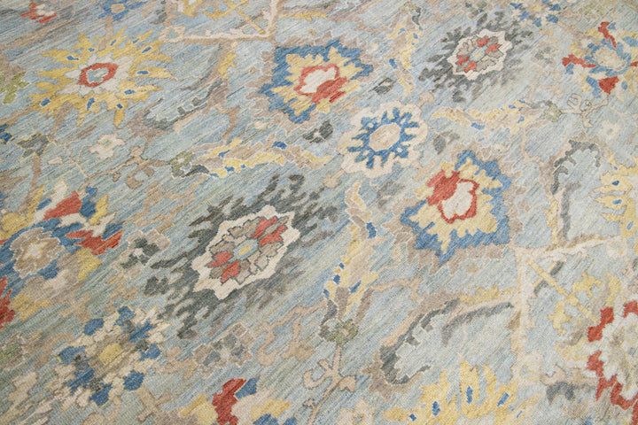 Modern Sultanabad Wool Rug 14 X 16