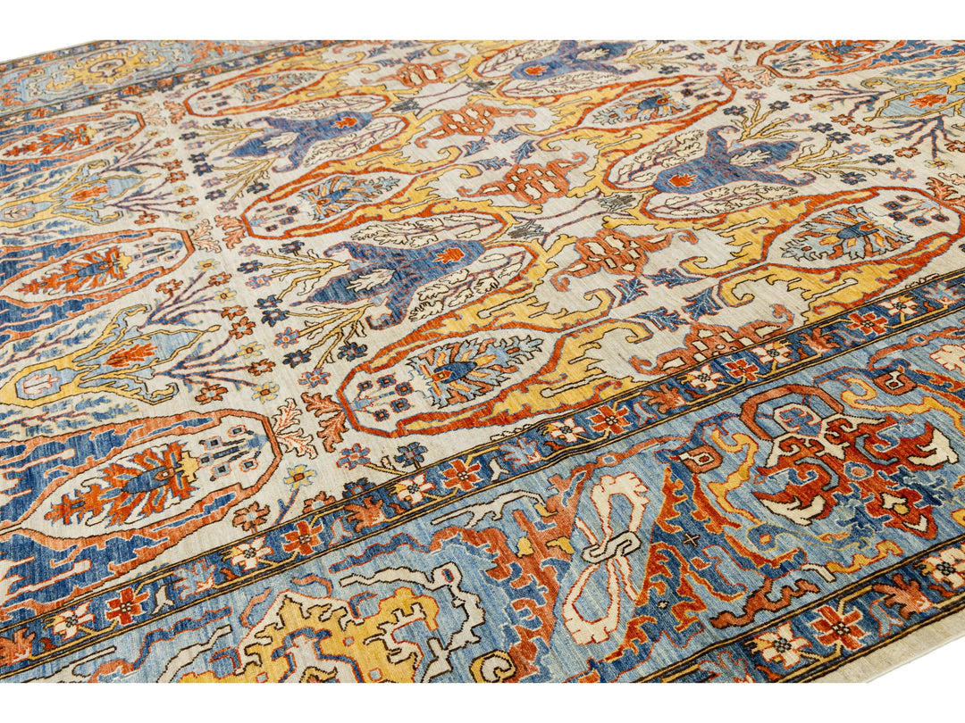 Modern Bidjar Wool Rug 12 X 15