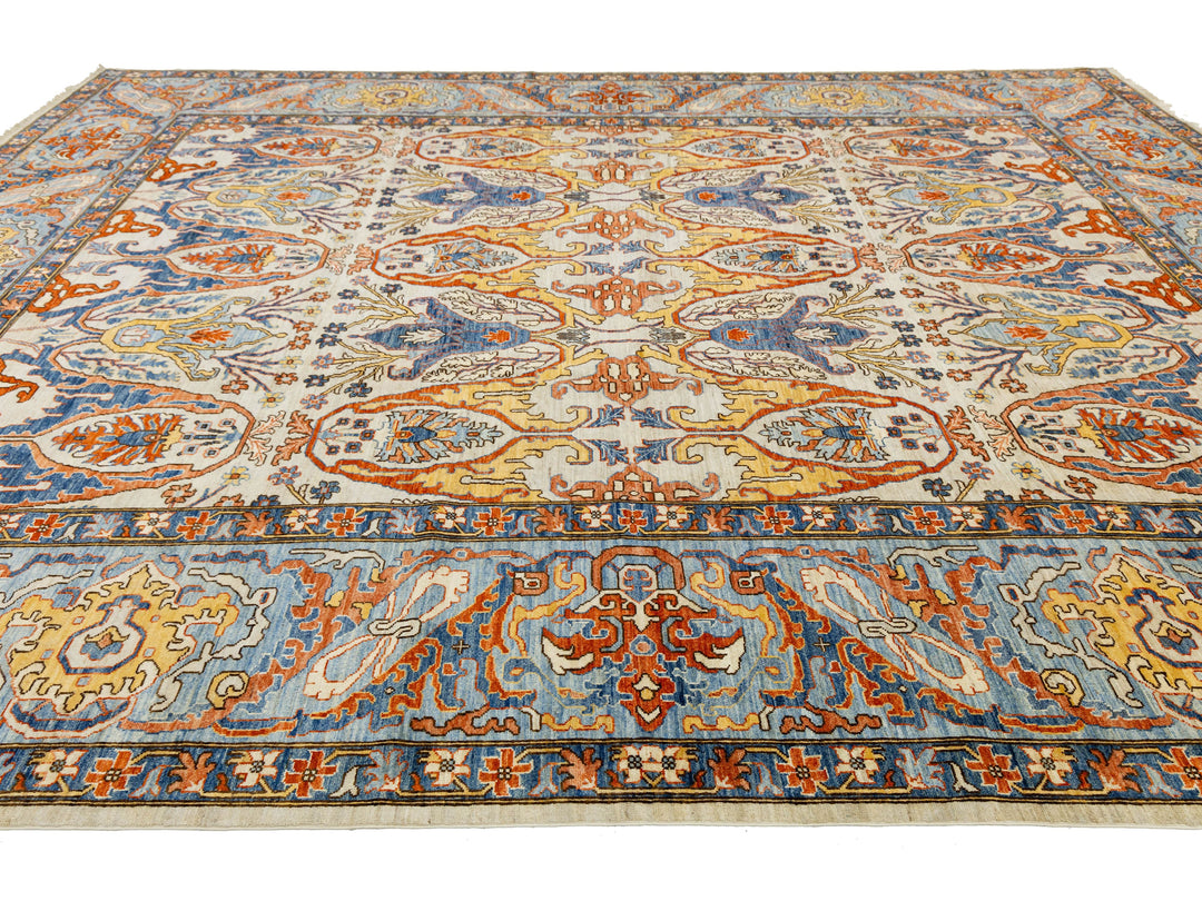Modern Bidjar Wool Rug 12 X 15