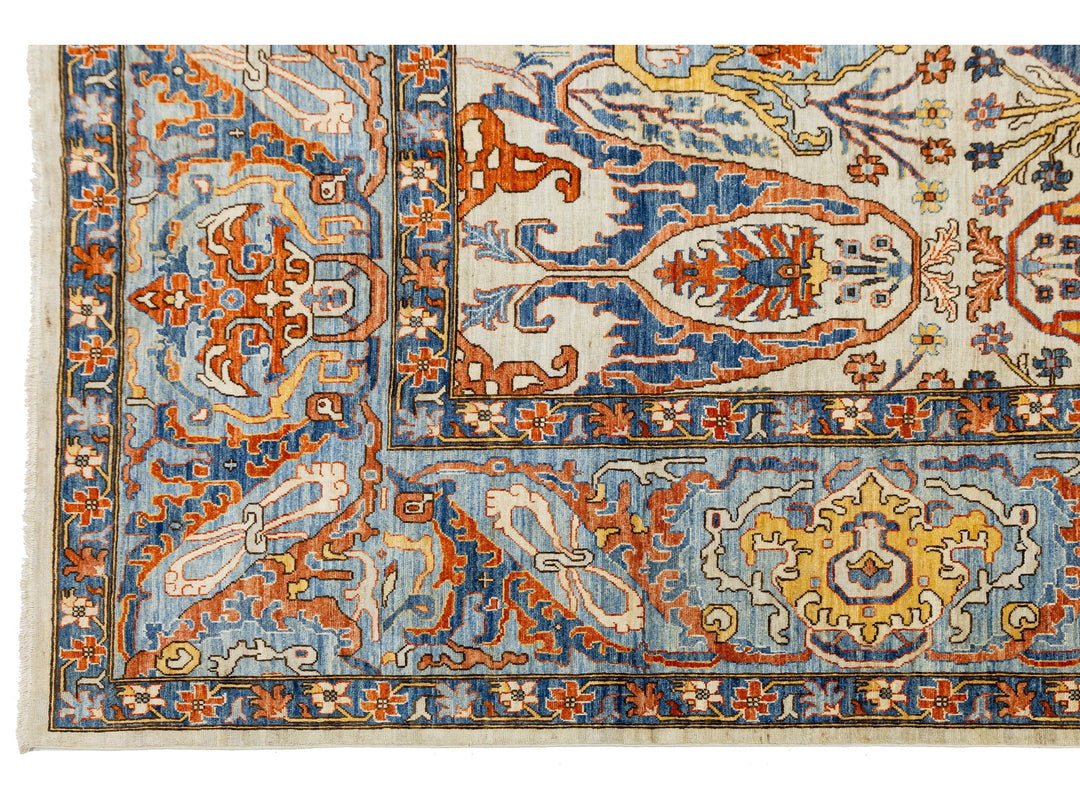 Modern Bidjar Wool Rug 12 X 15