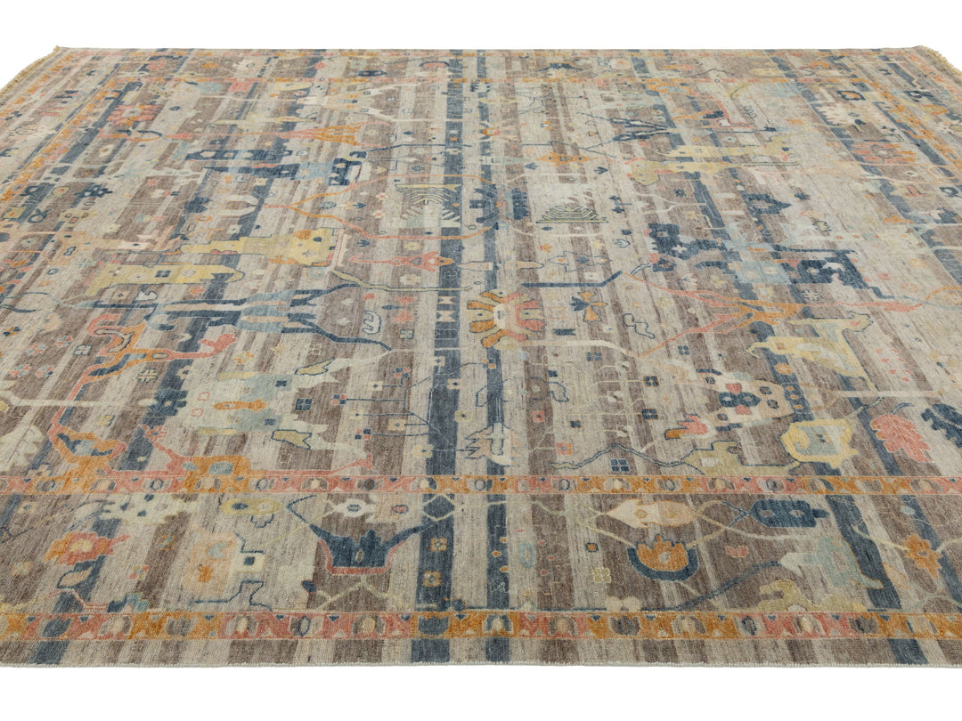 Modern Bidjar Wool Rug 10 X 14