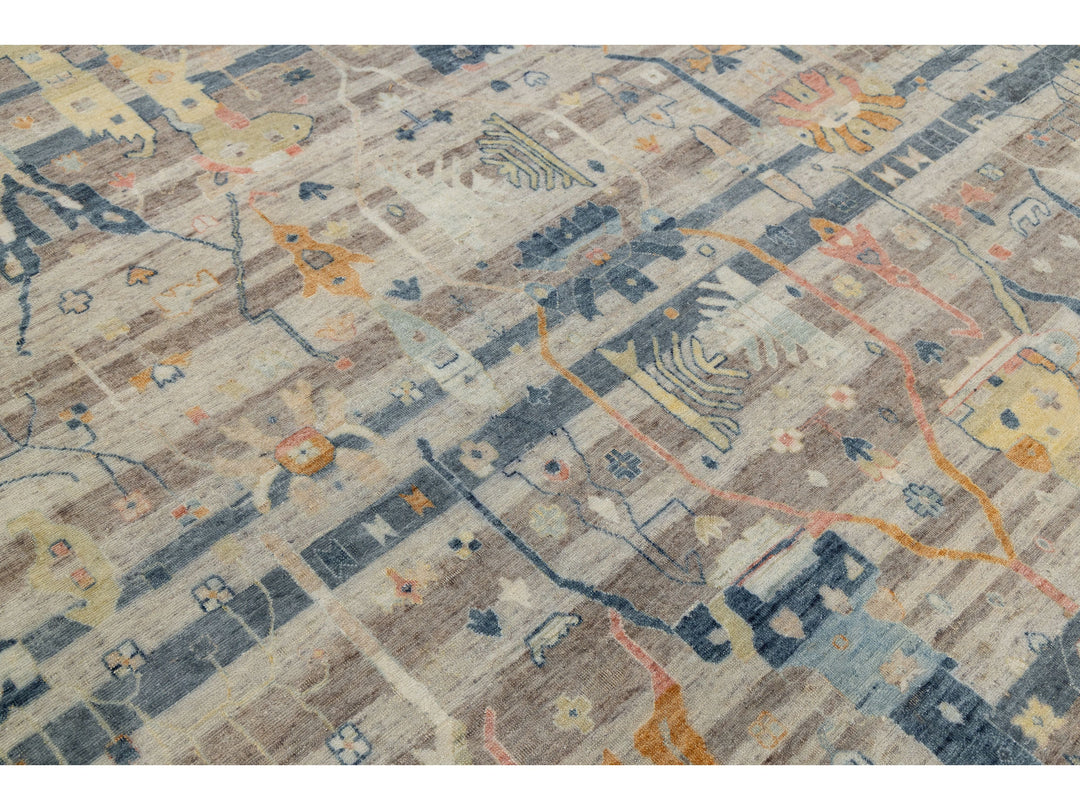 Modern Bidjar Wool Rug 10 X 14