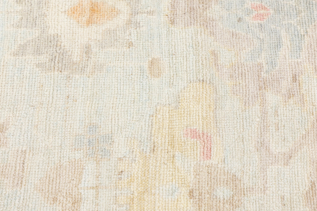 Modern Oushak Wool Rug 14 X 17