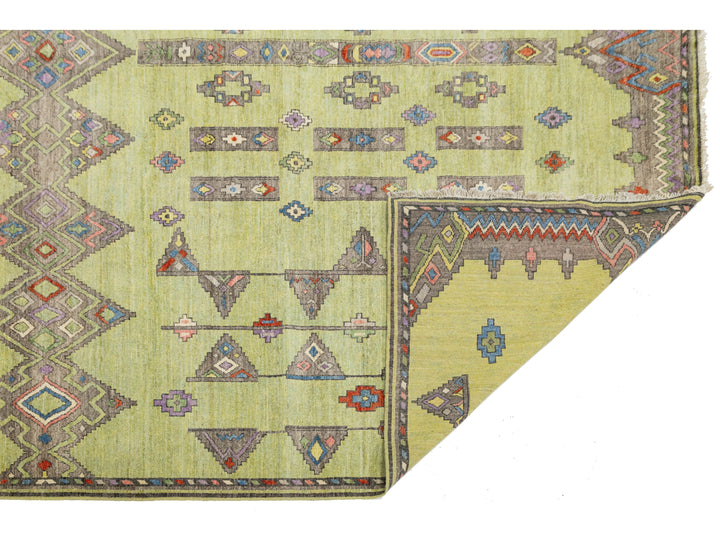 Modern Khotan Wool Rug 10 X 14
