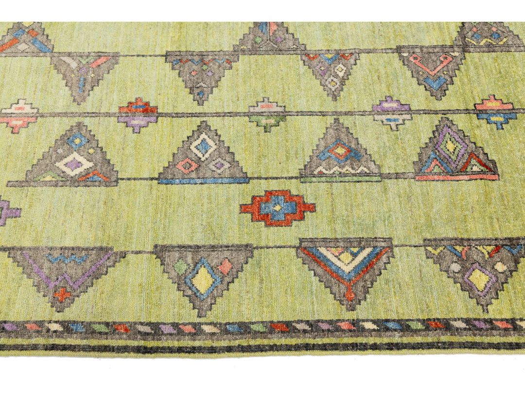 Modern Khotan Wool Rug 10 X 14