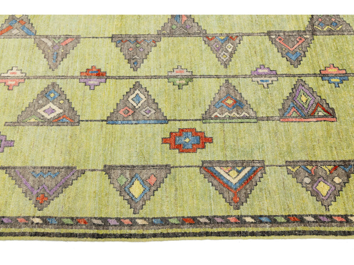 Modern Khotan Wool Rug 10 X 14
