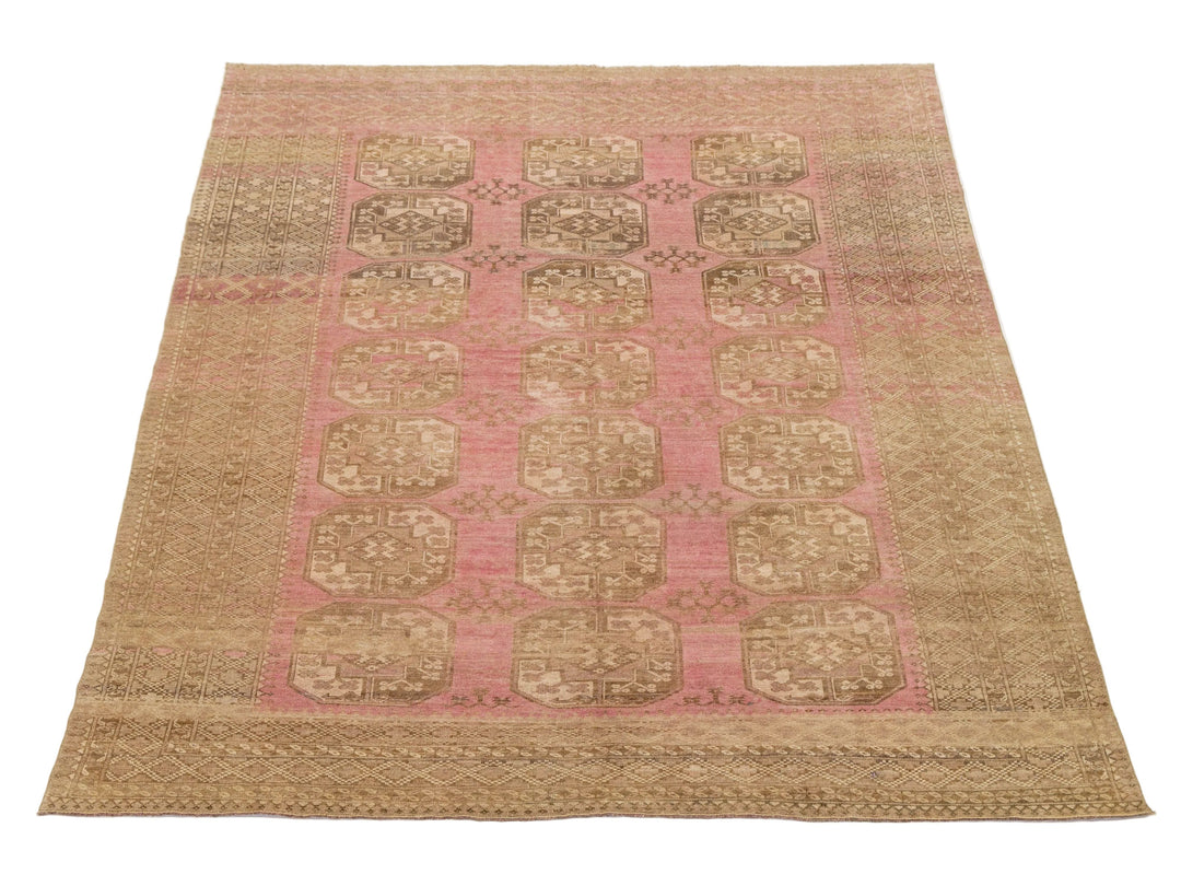 Antique Turkmen Wool Rug 9 X 11