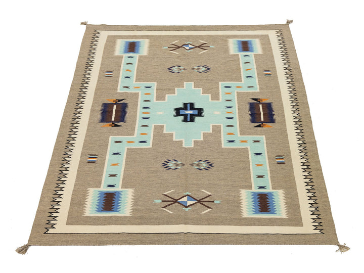 Modern Navajo Wool Rug 9 X 12