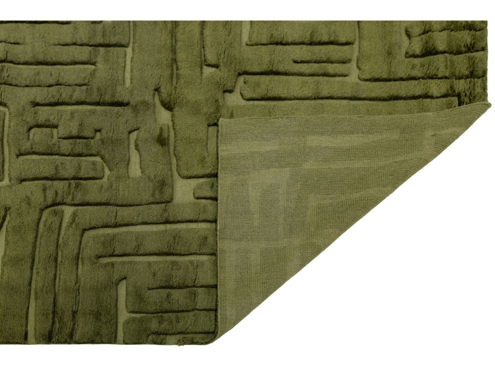 Modern Moroccan Wool Rug 12 X 15