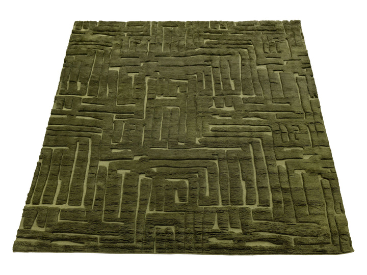 Modern Moroccan Wool Rug 12 X 15