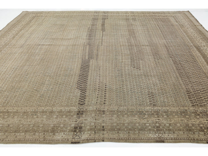 Antique Tabriz Wool Rug 10 X 13