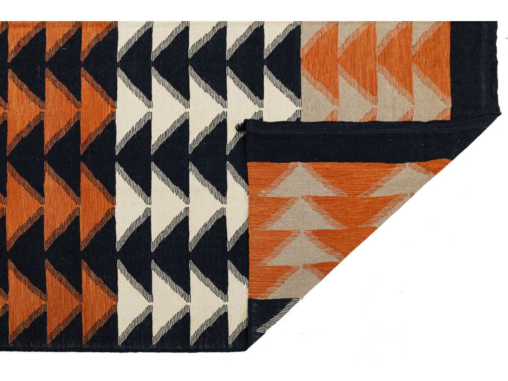 Modern Navajo Wool Rug 9 X 12