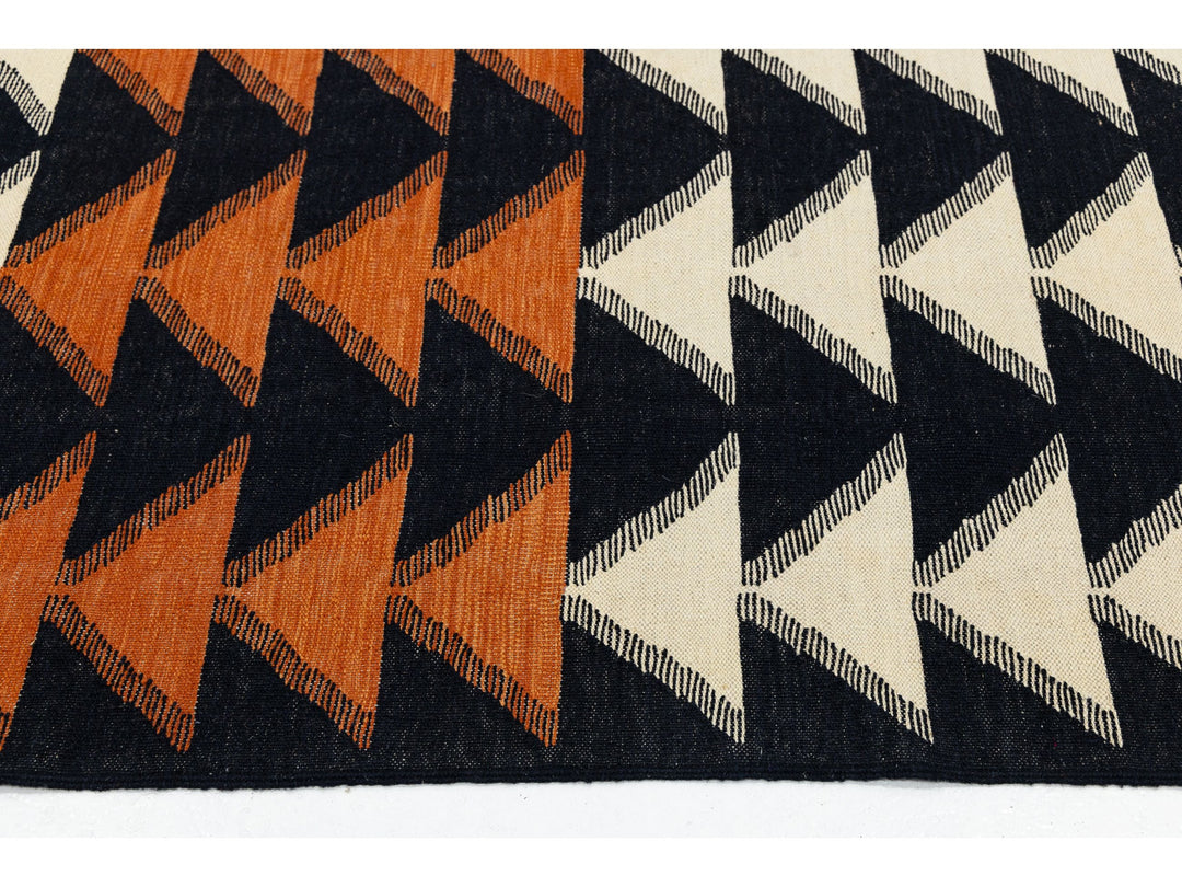 Modern Navajo Wool Rug 9 X 12