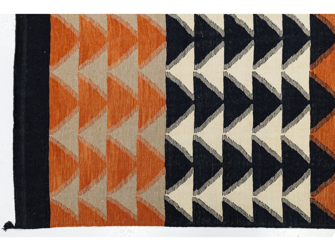 Modern Navajo Wool Rug 9 X 12