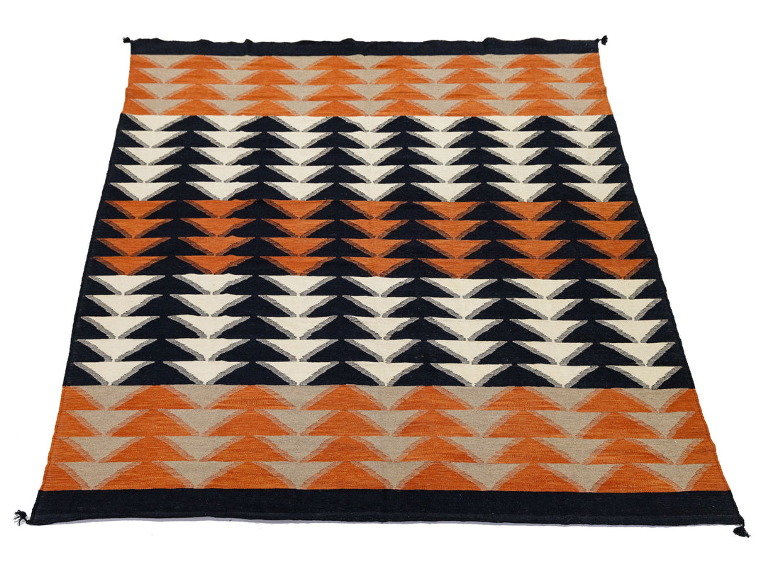 Modern Navajo Wool Rug 9 X 12