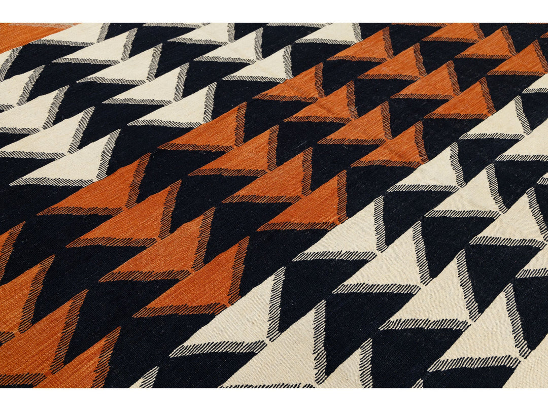 Modern Navajo Wool Rug 9 X 12