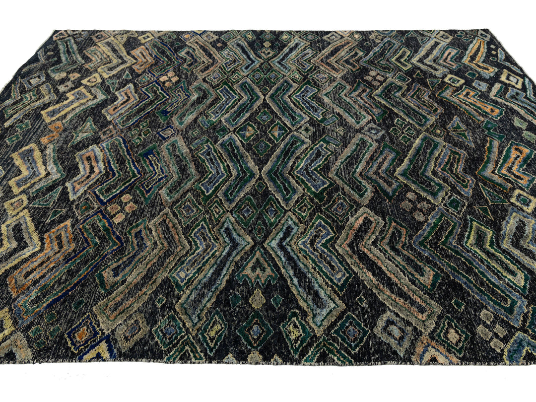 Modern Tulu Wool Rug 8 X 10