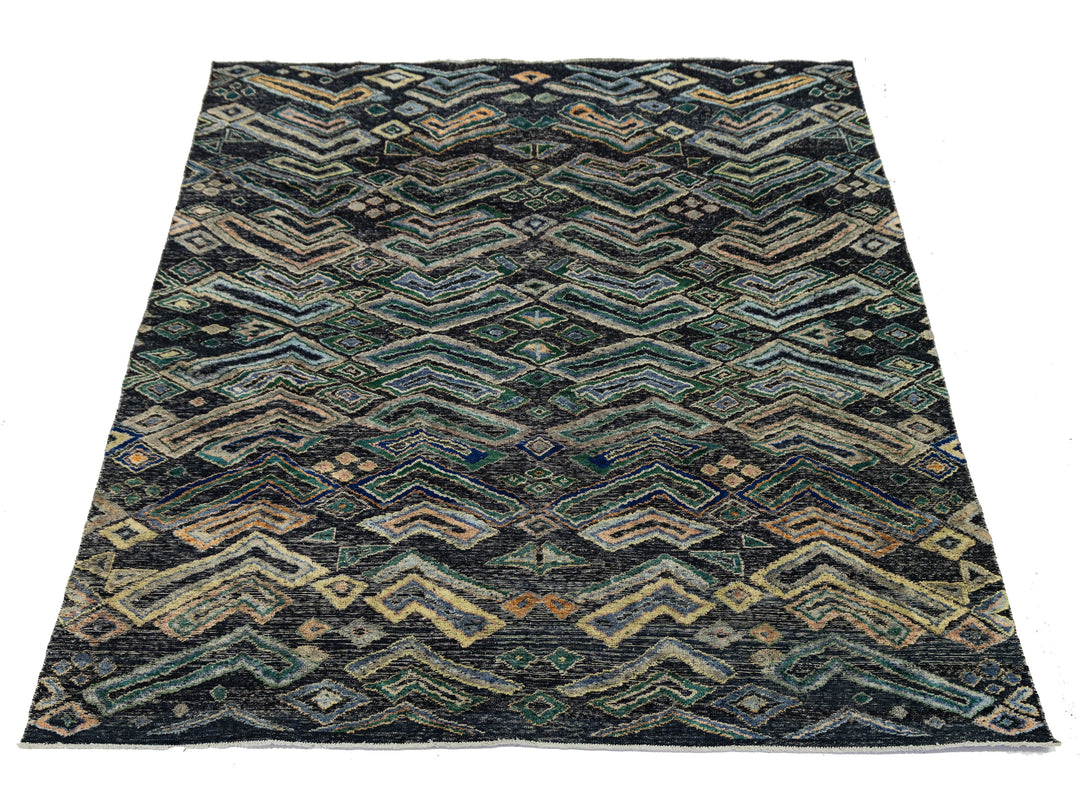 Modern Tulu Wool Rug 8 X 10
