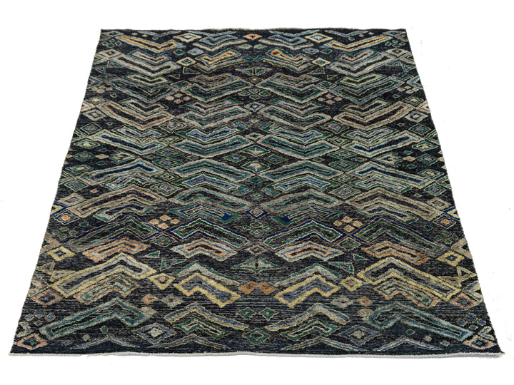 Modern Tulu Wool Rug 8 X 10
