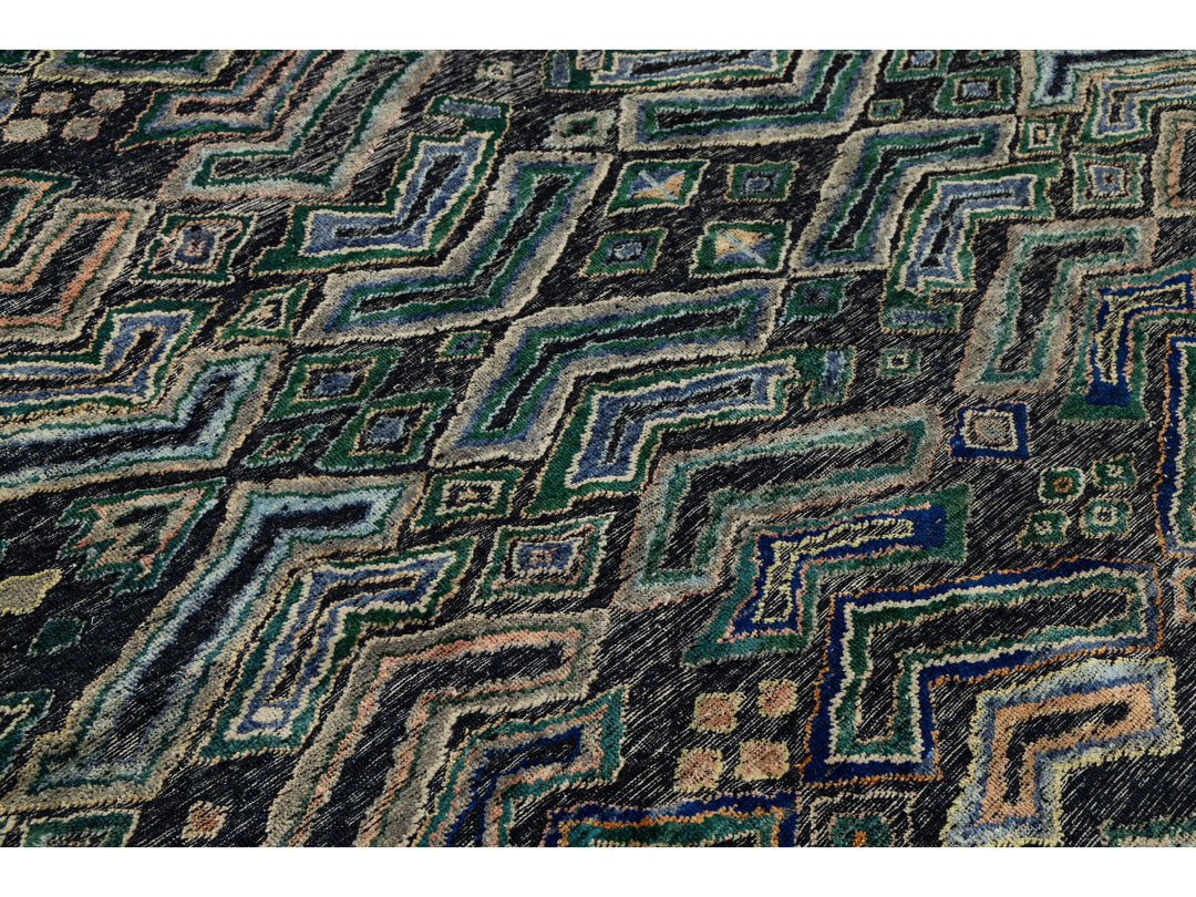 Modern Tulu Wool Rug 8 X 10