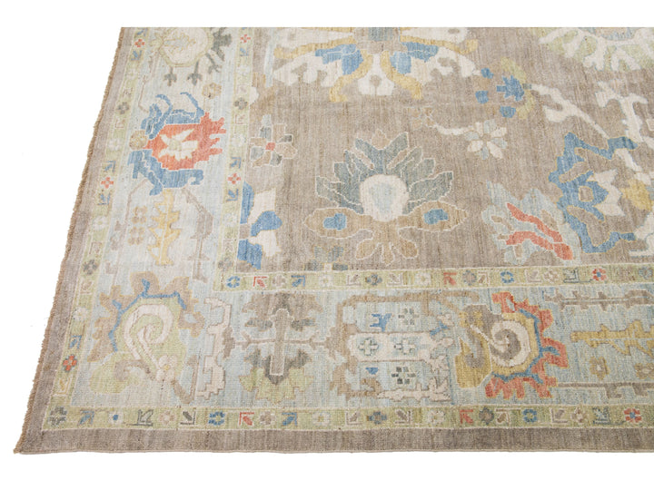Modern Sultanabad Wool Rug 11 X 14