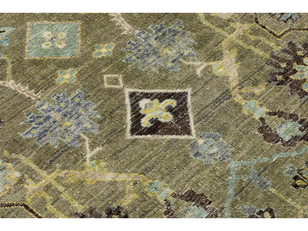 Modern Heriz Wool Rug 8 X 10