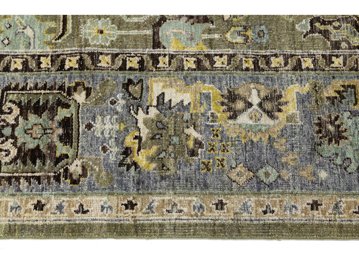 Modern Heriz Wool Rug 8 X 10